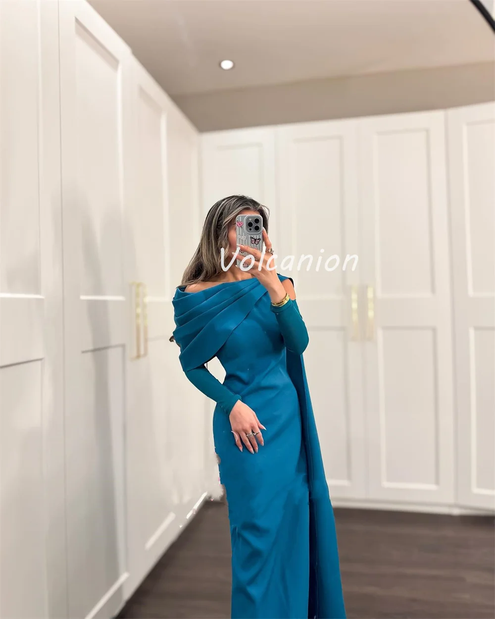 Customized High Quality Sizes Available Jersey Ruched Draped Straight Scoop Neck Long Dresses Bespoke Occasion Dresses Intricate