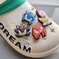 Movies Sonics Action Figure Toys Cute Slipper Decor Hedgehogs Shadow Tails Knuckles Amy Rose Sonics Anime Figure Toy Doll Gifts