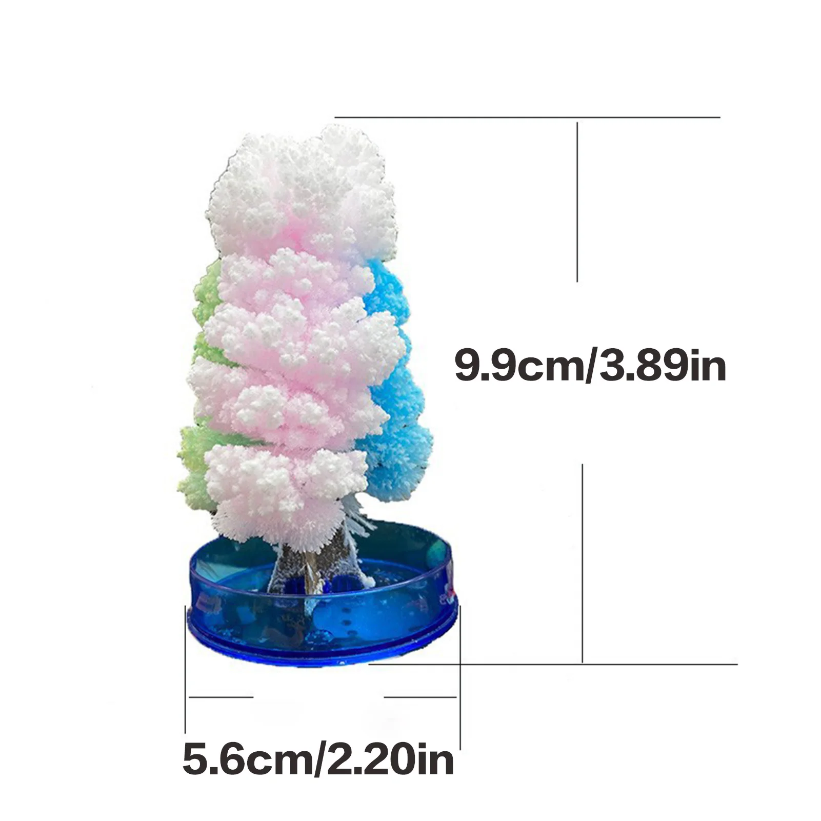 Magic Christmas Tree Magical Growing Tree Crystal Sakura Mini Tree Paper Tree Blossoming Xmas Gift Educational Toys DIY Kid Toy