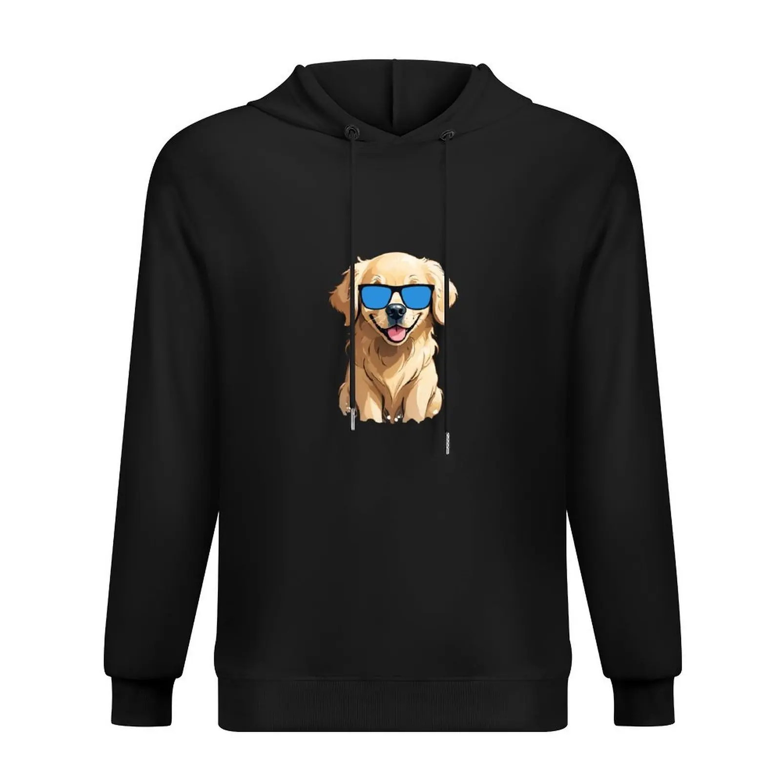 

Golden Retriever Wearing Sunglasses Hoodie fashion men korean style clothes autumn male clothes new hooded tee