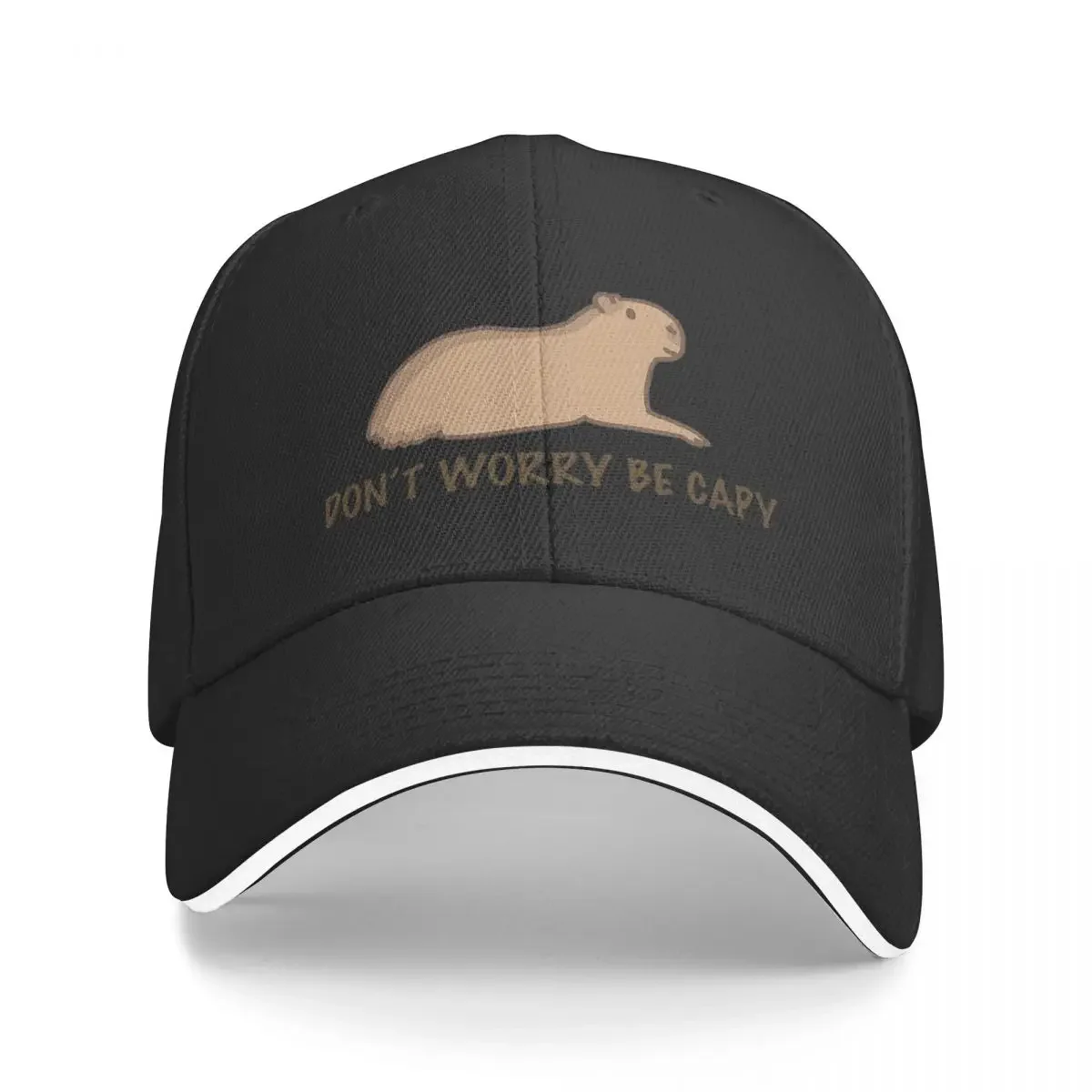 Capybara Dont Worry Be Capy Meme Cap Fashion Casual Baseball Caps Adjustable Hat Hip Hop Summer Unisex Baseball Hats