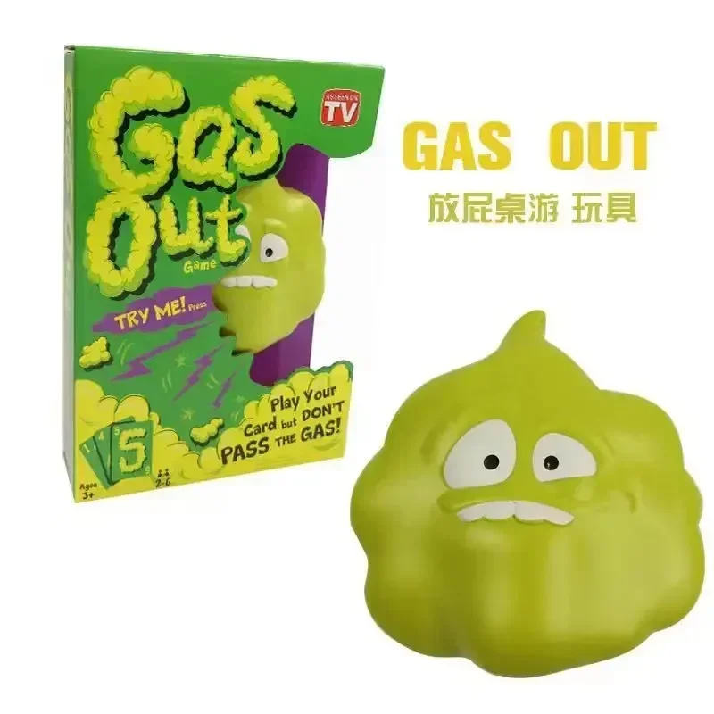 Hilarious Gas-Out Family Party Card Game-Ideal for Parent-Child Interaction,Tricking Friends Toy and as a Birthday Gift for Kids