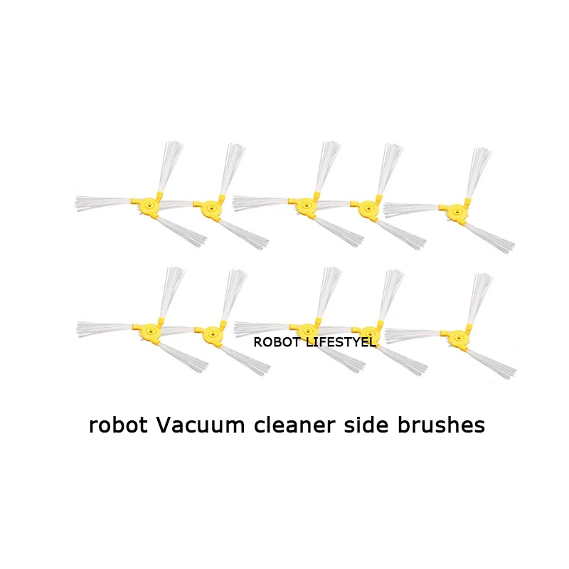 (For A320,A325,A330,A335,A336,A337,A338) Robot Vacuum Cleaner Side Brush, 10pcs/ pack, Cleaning Tool Replacement Parts