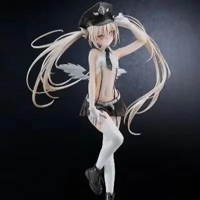Brand New Good Smile Angel Police Girl 24cm PVC Cute Mini Skirt Anime Waifu Desktop Collectible Gift For Otaku Collectors