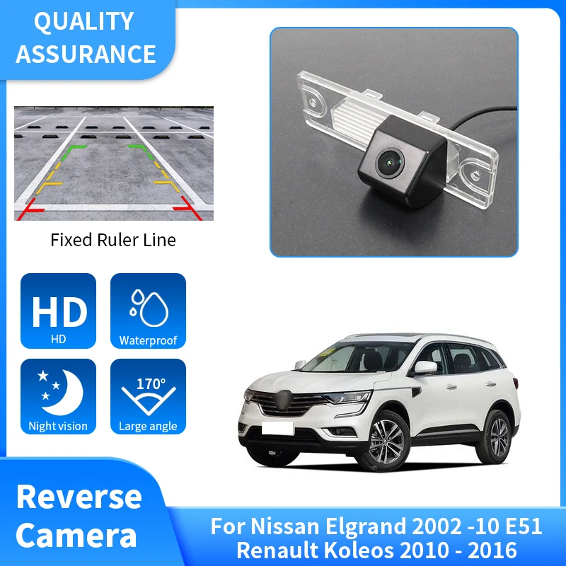 

HD Waterproof Night Vision Car Rear View Reverse Camera For Nissan Elgrand 2002 - 2010 E51 Renault Koleos 2010 - 2016