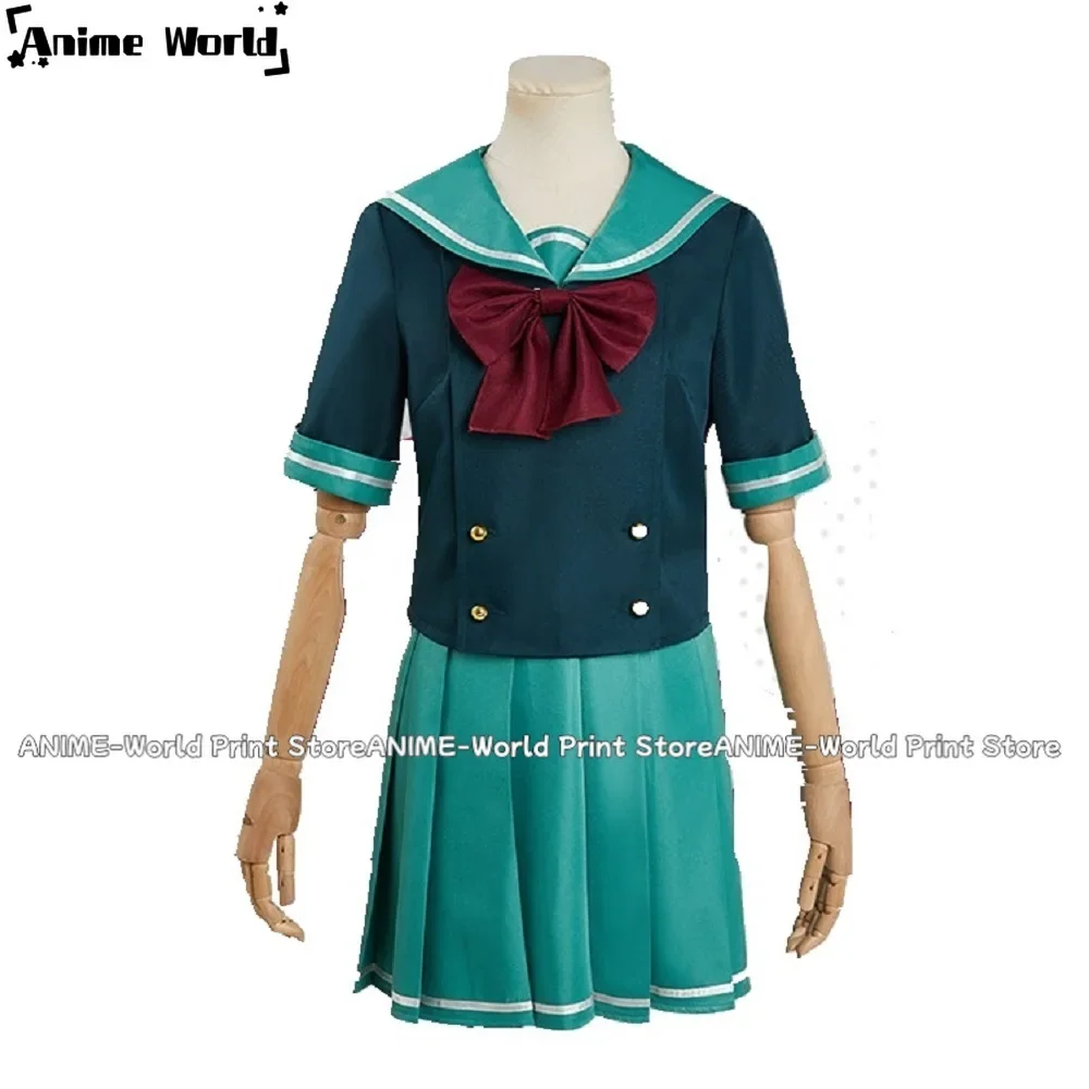 

《Custom Size》Unisex Anime Cos Sasaki Chiho Cosplay Costumes Outfit Halloween Christmas Uniform Custom Size