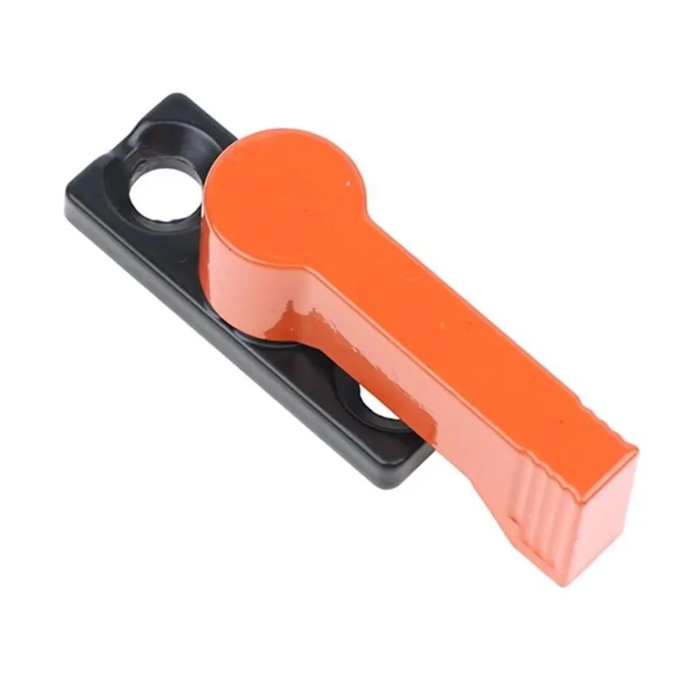 Zinc Alloy Locking Pin Push Type T-Shaped Design Door Transmission Accessories Fire Buckle 360° Rotation Rotary Limiter