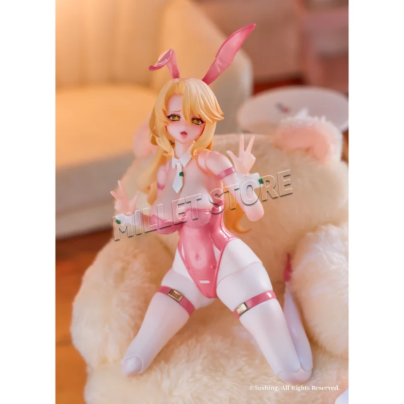 

[Fast Shipping] Genuine Sushing Rabbit Quick Response Team, Shielder Elena Pink ERENA1/12 Finished Action Figure Model Toy