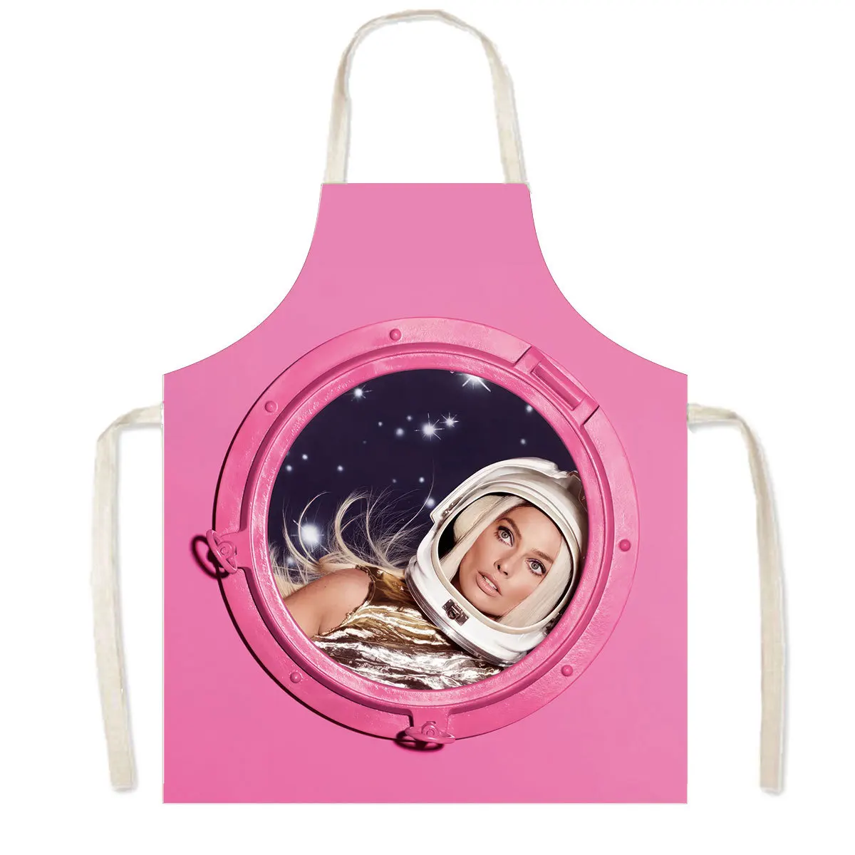 Barbie Apron Home Cooking Kitchen Trendy Movie Decoration Halter Anti Oil Pollution Stylish Girls Gift Lovely Practical Cute