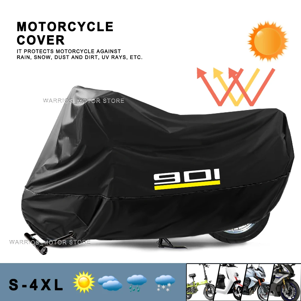 Motorcycle Cover Outdoor Rain Dustproof UV Protector Covers For Husqvarna Norden901 2022