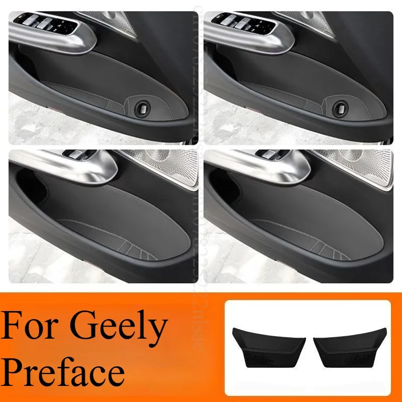 

For Geely Preface Door Storage Box Non-Slip Durable ABS Plastic Car Organizer Custom-Fit Anti-Scratch Interior Accessories