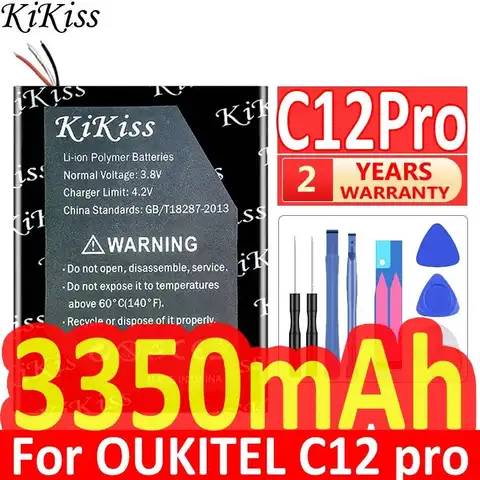 High Compatibility 3350mAh Mobile Phone Battery For Oukitel C12 Pro