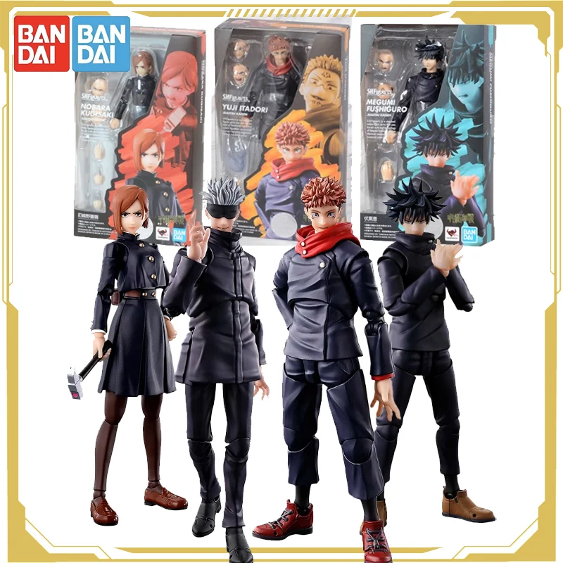 

In Stock Bandai Original Spell Return To War SHF Pokemon Suzukuo Gojo Yuyao Can Use The Figure Model To Collect Holiday Gifts