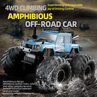 JJRC 4WD Amphibious RC Off-road Car Children Toys Waterproof Remote Control Climbing Off Road Vehicle Amphibious Cars Boys Toy
