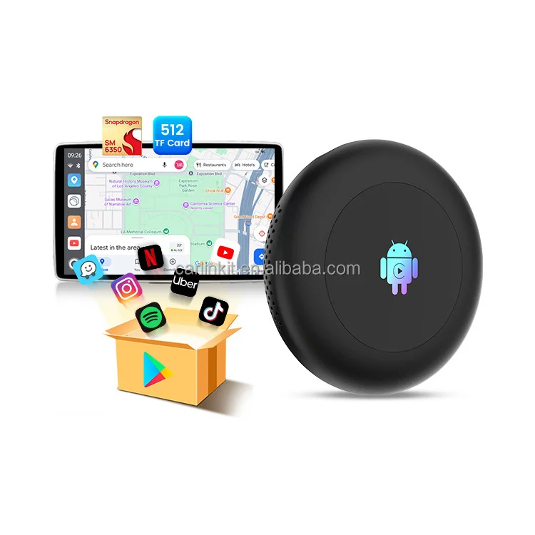 

Carlink Tbox Ultra2 Android 15.0 8 ram 128 Rom 512gb Sm6350 Car Tv Adapter Video Carplay Android Box for Car youtube netflix