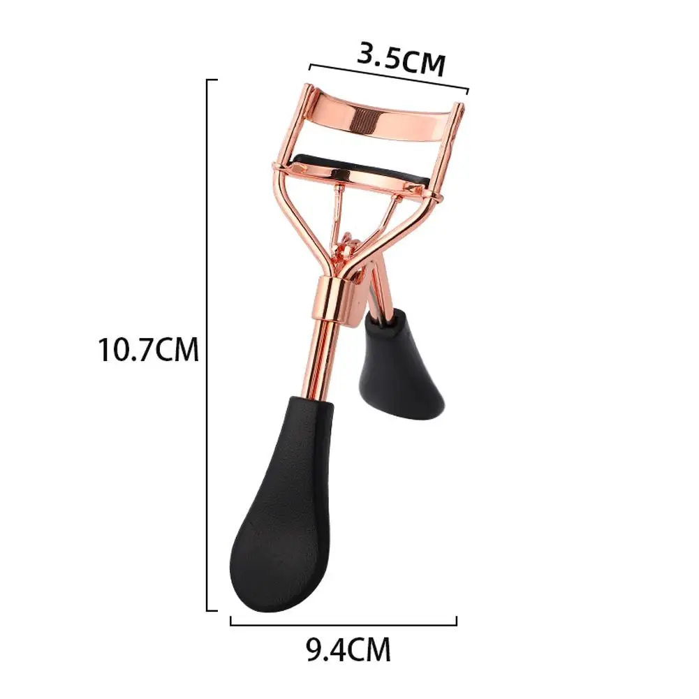 Rizador de pestañas portátil, maquillaje, rizador de pestañas naturalmente rizado, herramienta de levantamiento de pestañas, no daña las pestañas, herramienta de larga duración, 1/2 Uds.