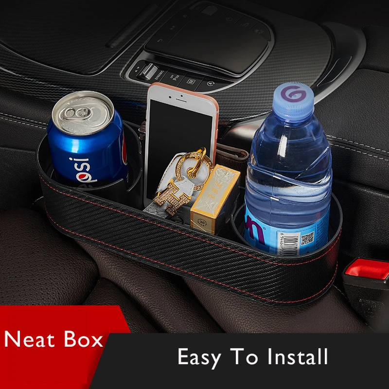 

Car Seat Gap Storage Box Crevice Storage Box Vehicle Organizer Bag Stowing Tidying Automotive Interior Accessories Cup Holder