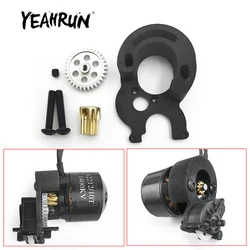 YEAHRUN 1Set Motor Bracket Gear Brushed Modified to Brushless for Axial SCX24 Universal 1/24 RC Crawler Car Upgrade Parts