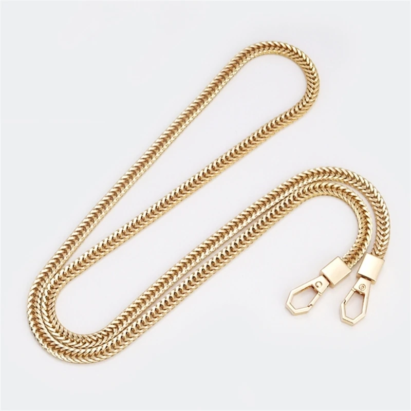 40cm/100cm/120cm Snake Bone Chain Gold/Silver/Black Bag Strap Replacement Metal Shoulder Strap Crossbody Bag Chain Bag Accessory