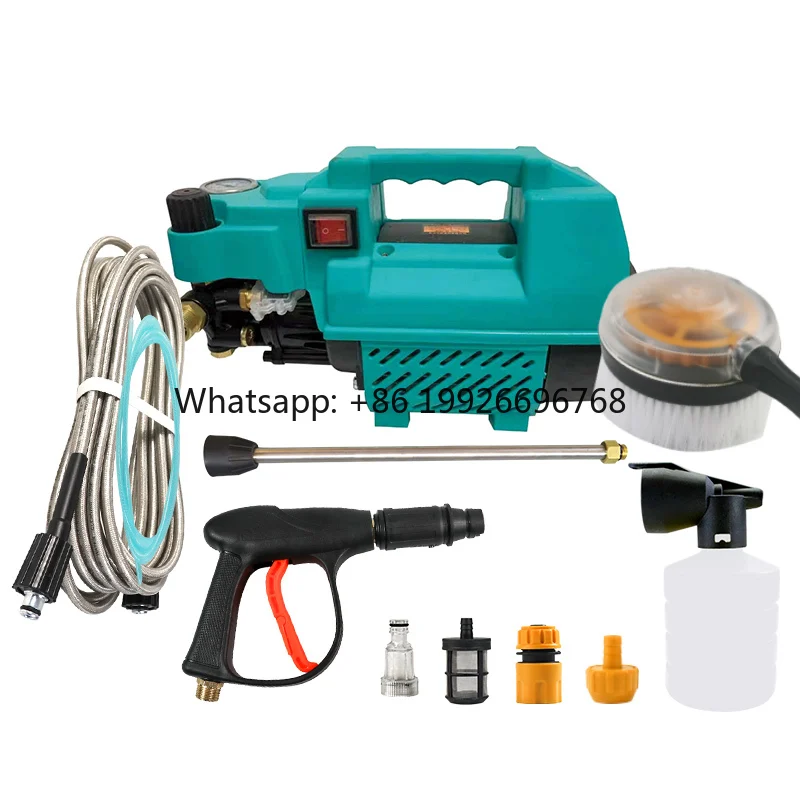 Induction Motor Pressure Washer with Adapters for Farm Agriculture Pesticide Spraying Livestock Cleaning Garden Watering