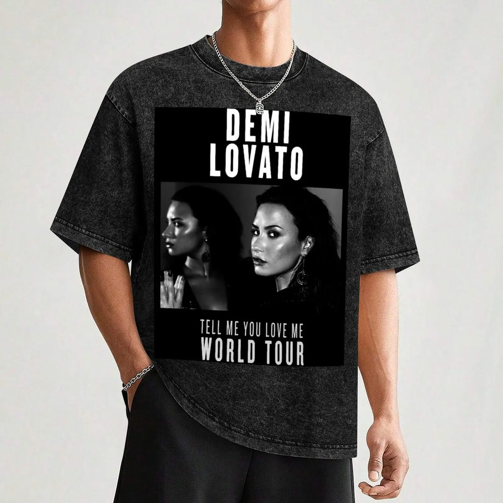 Tell Me You Love Me TOUR - ملصق 4 تي شيرت تي شيرت للرجل جرافيك تي شيرت مضحك تي شيرت الفكاهة الداكنة تي شيرت #3