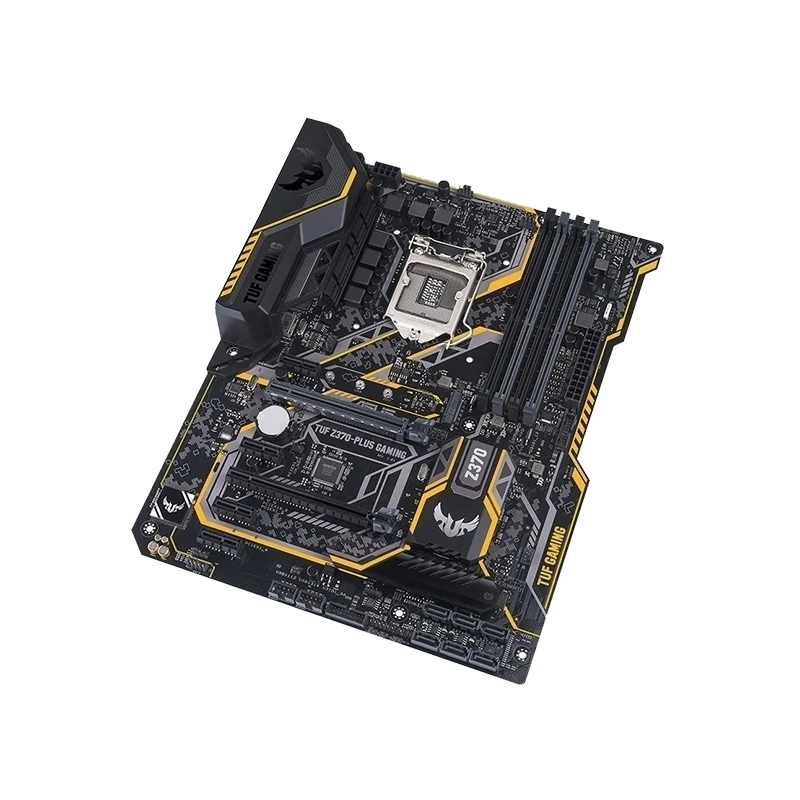 ASUS TUF Z370-PLUS GAMING Z370 LGA 1151 Placa-mãe LGA 1151 para i7-8700K i5-8600K i7-9700K CPU DDR4 M.2 HDMI Gaming Mainboard
