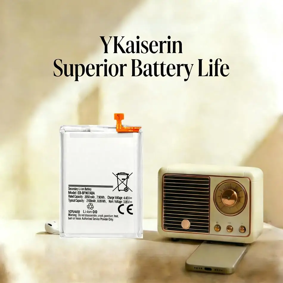 

Аккумулятор для мобильного телефона Samsung Galaxy Z Fold 1 5G F9000 F907N W2020, прочный, 2100 мАч, EB-BF907ABA