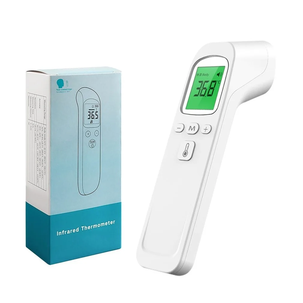 Medical Household Infrared Forehead Digital Non-contact Laser Thermometer LCD Baby Adult Fever Reminder Infant Body