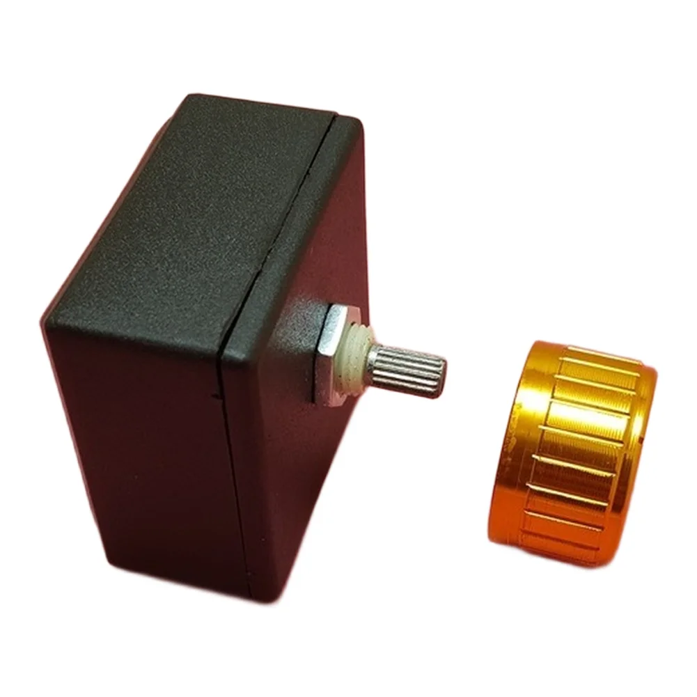 2pcs 300W Rotary Dimmer Switch for LED Lights Compatible with 110V-250V AC 50-60Hz Gold Black Knob PP Housing 49x49x29mm