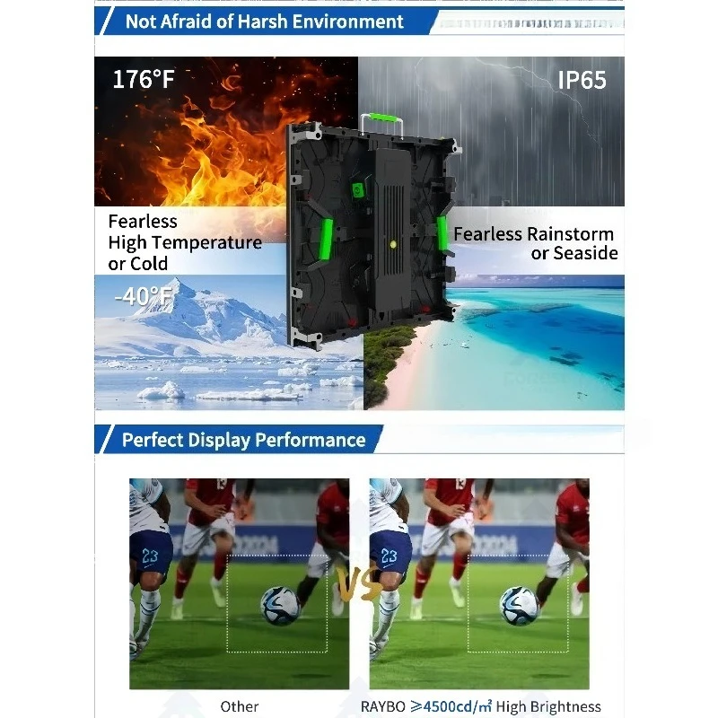 500*1000mmP2.97 P3.91 P4.81 IP65 Waterproof Rental LED Screen for Large-scale Commercial Events Outdoor Video Wall