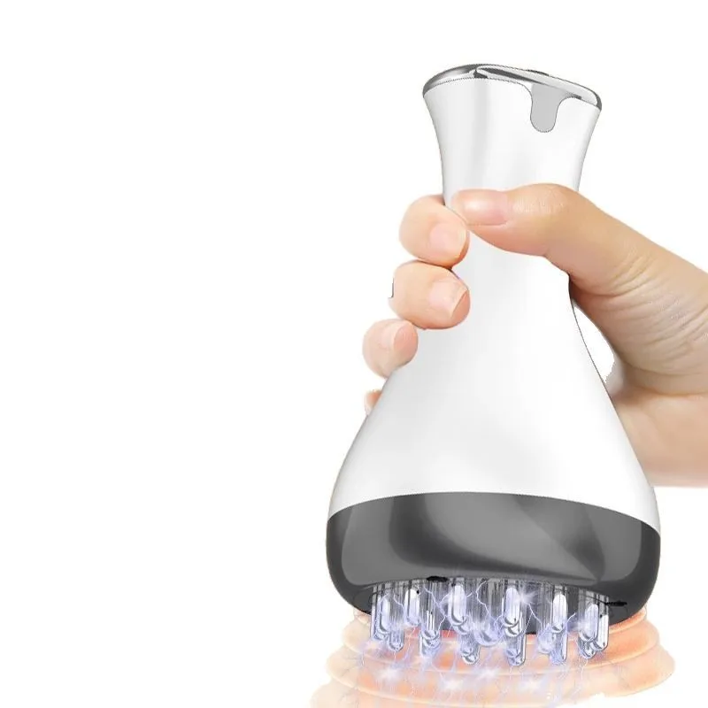 

Электрическая щетка-руридиан Chigo, универсальный массажер для брюшного пресса для всего тела с импульсной очисткой, соскабливание, подогрев, натирание живота