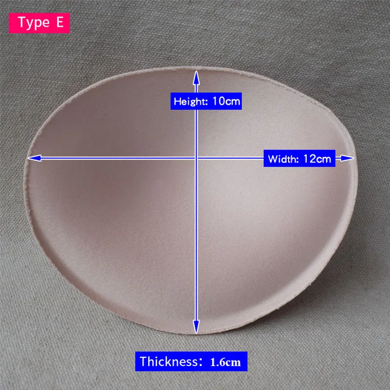 نصف دائرة سميكة وسادة للصدر قطرة الماء على شكل الصدرية وسادة المرأة لينة نفاذية وسادة للصدر ملابس السباحة الملابس الداخلية الصدرية الوسادة