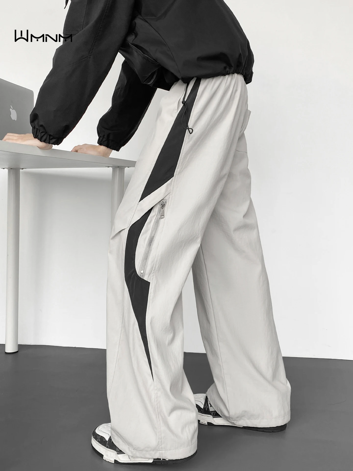 

American Color Blo Soft ell Windproof Waterproof Workwear Trousers Men's Autumn Winter Fce Lined Thi Outdoor Paratro...