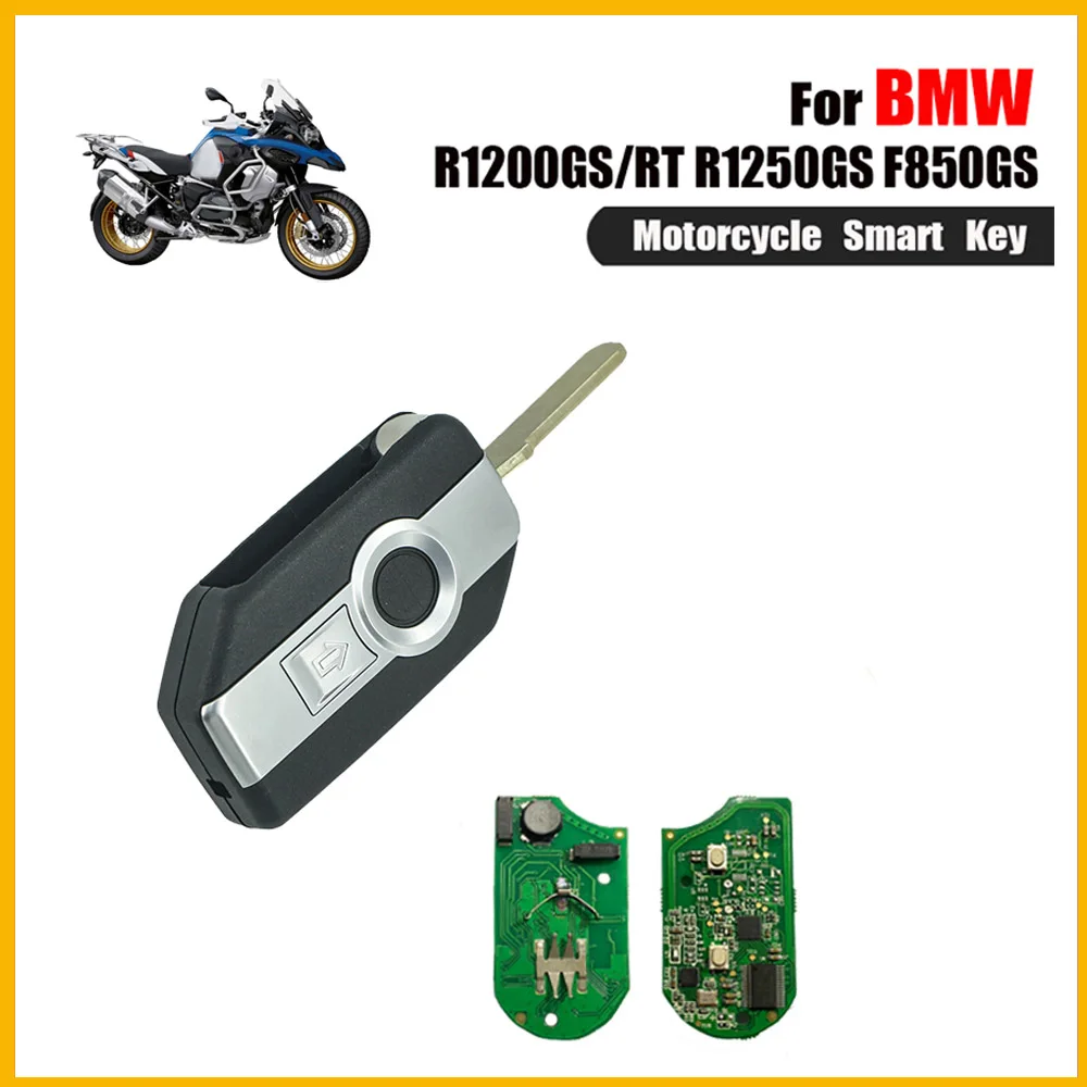 

Смарт-ключ для мотоцикла с чипом 8A, 2 кнопки, для BMW R1200R R1250GS K1600GT F750GS F850GS Adventure C400GT