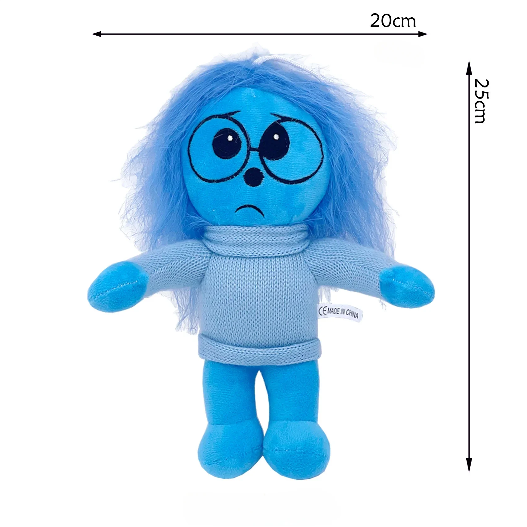 Inside Out 2 bambole di peluche Inside Out peluche simpatico cartone animato peluche bambola farcita Anime periferiche giocattoli regali di compleanno per bambini