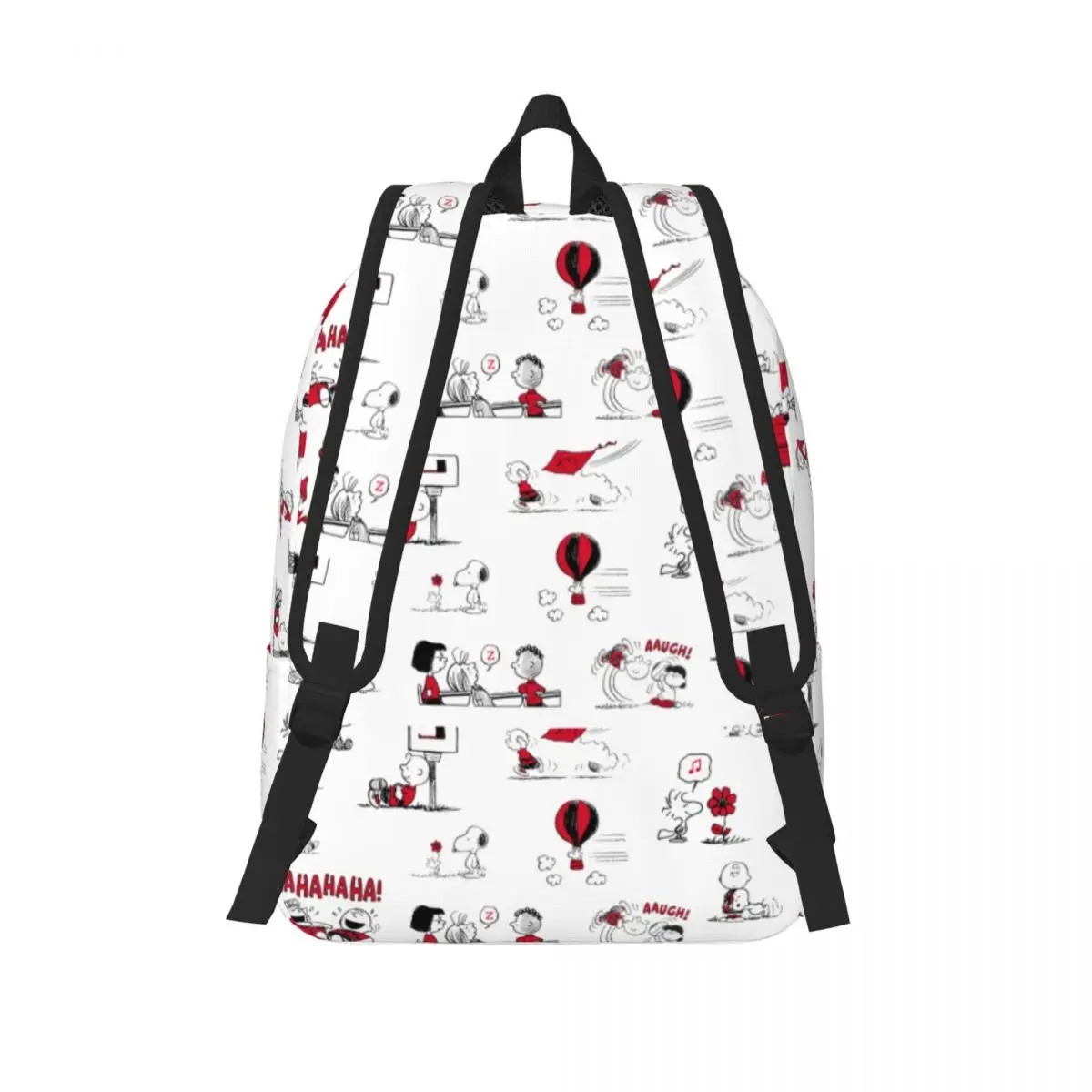 Peanuts Snoopy Cute Cartoon Backpack for Men Women Teenage Student Work Daypack College Canvas Bags Sports