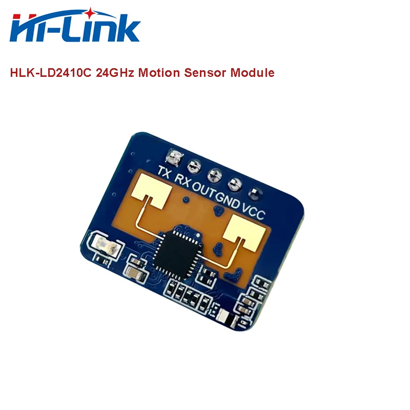 Módulo de Sensor de movimiento de Radar de presencia humana, 10 uds, 24G, mmWave, 5M, HLK-LD2410C