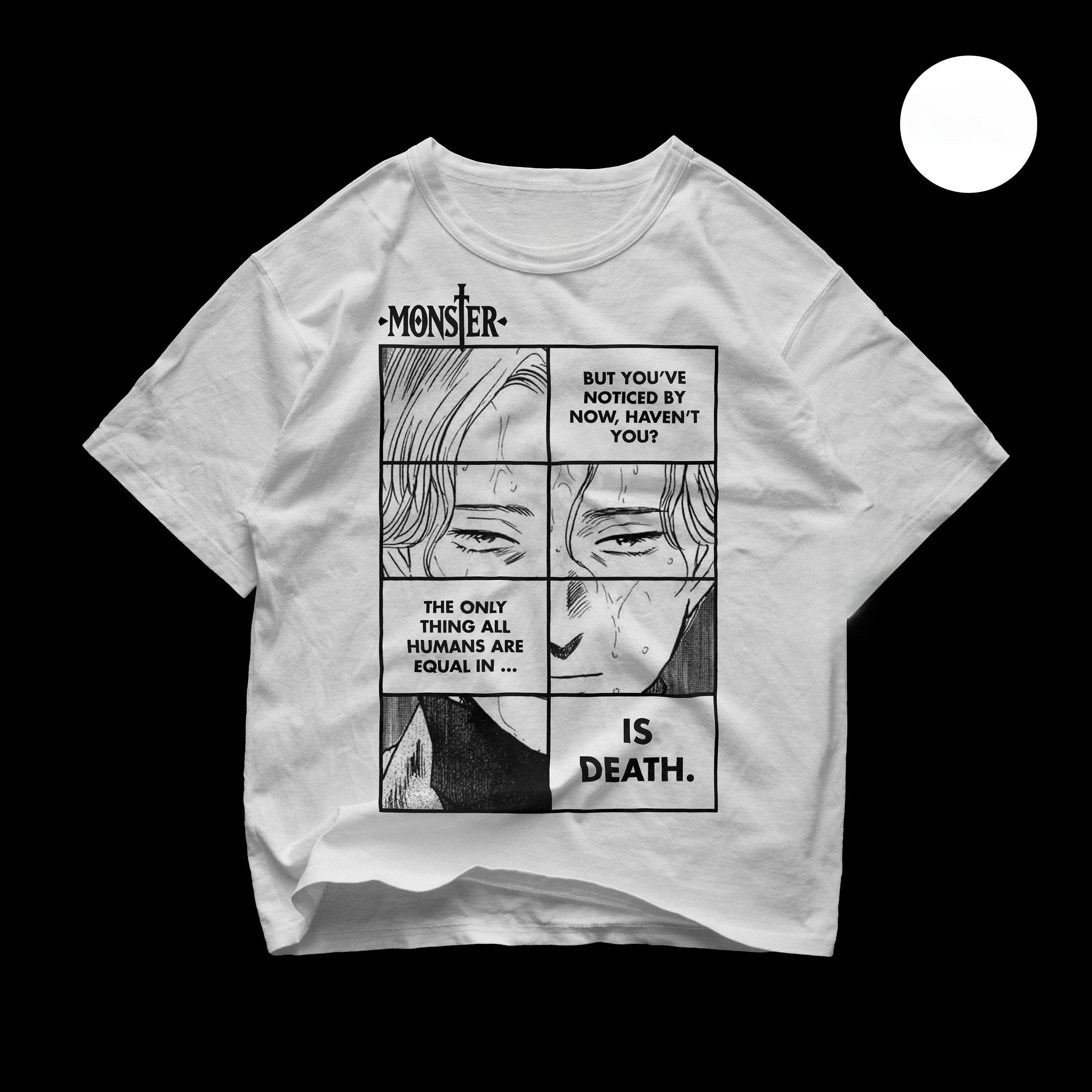 Limited Shirt Monster Naoki Urasawa - Monster Manga - Johan Liebert - Kenzo Tenma Tee - Monster Anime