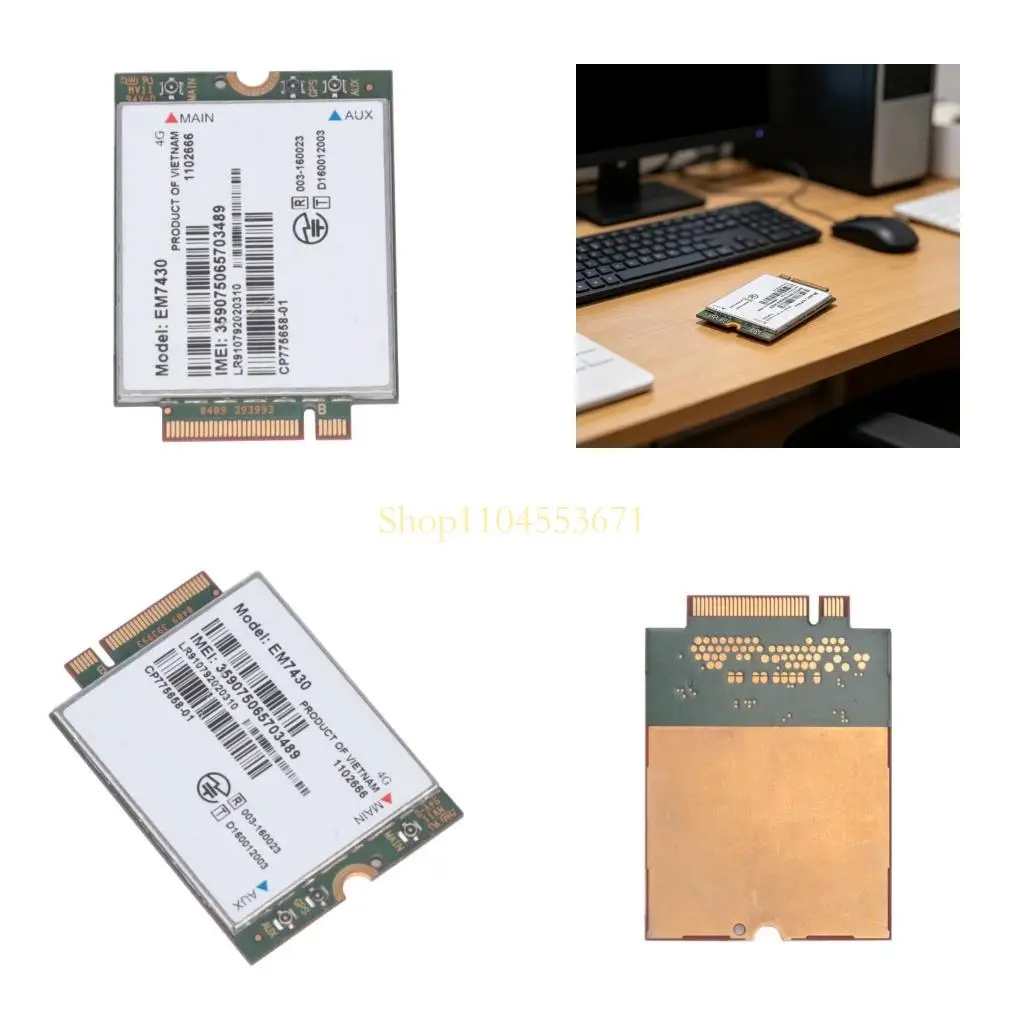 Best Seller EM7430 M.2 4G Module Universal Full Band For Vehicle And cell site With Wide Temperature extent