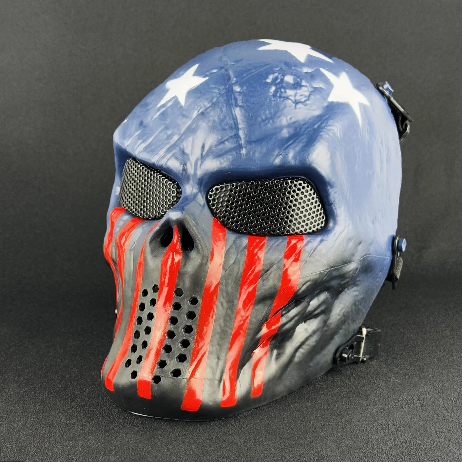 

Tactical Skeleton Mask Full Face Protection for Wargame Halloween Cosplay Airsoft Combat Durable & Breathable