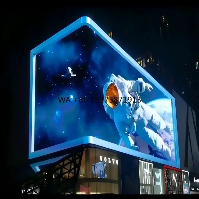 

Наружный светодиодный экран P10 HD Водонепроницаемый и пыленепроницаемый 3D-видеостена Рекламный дисплей Рейтинг Светодиодный шкаф