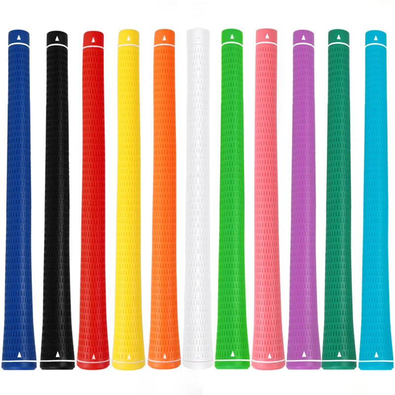 10 sztuk/partia uchwytów golfowych TPE antypoślizgowe uchwyty do puttera golfowego wielokolorowe opcjonalne materiały do gry w golfa