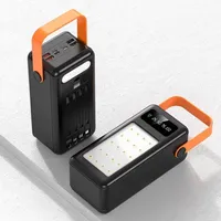 22.5W QC3.0 PD Fast Charging Power Bank DIY Case Solder-free 21x18650Battery USB-C Portable Phone Charger Shell for Camping Tour