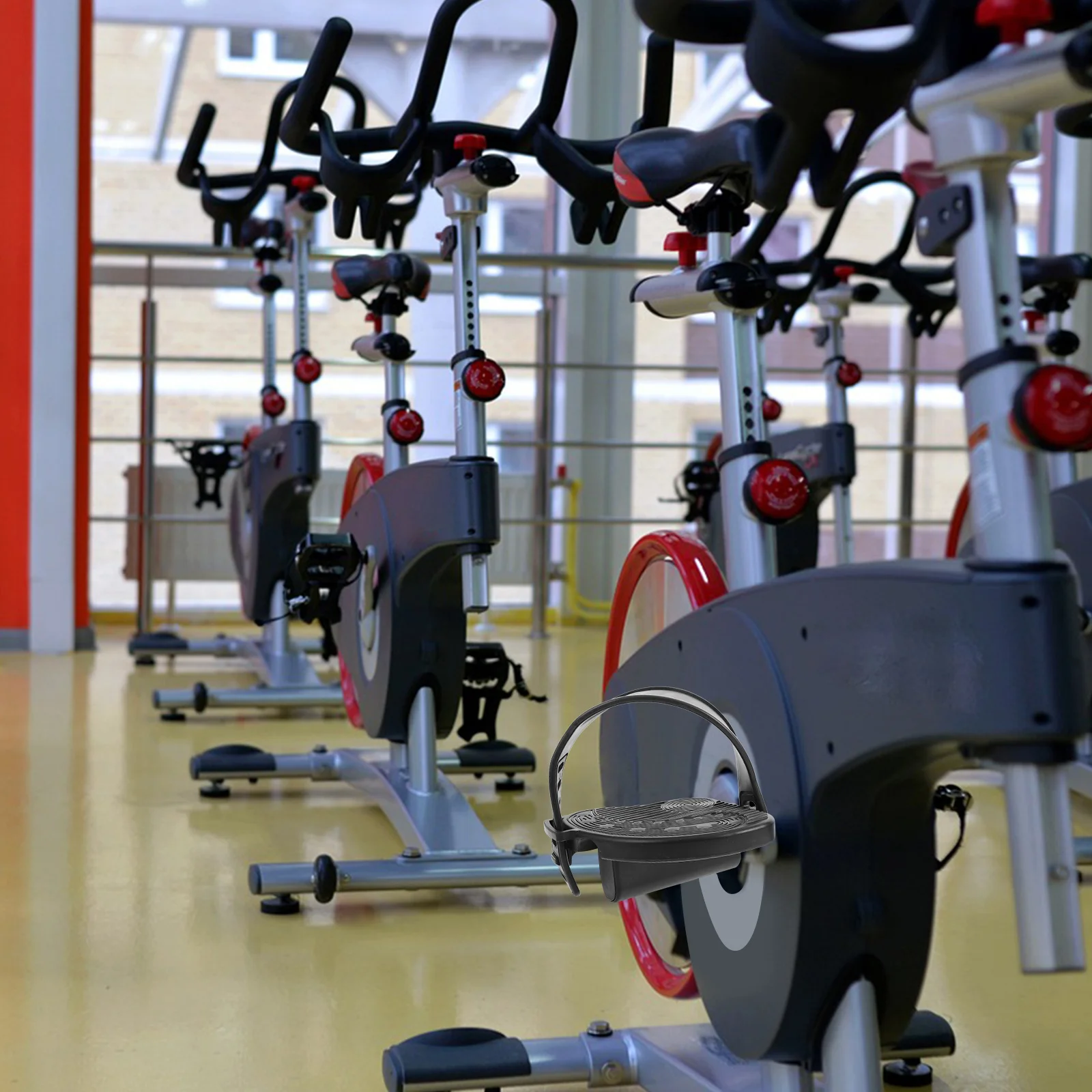 2 set Fitness Bike Pedals Anti-Slip Indoor Cycling Accessories Universal Bicycle Pedals For Exercise Bike Mountain Road Cycling