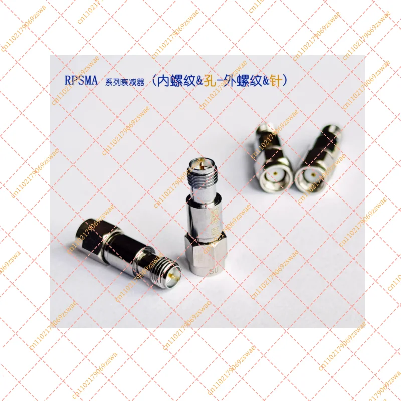 Reverse polarity RP SMA fixed attenuator ATT: 1-40dB; DC-3G,6G,13G;2w
