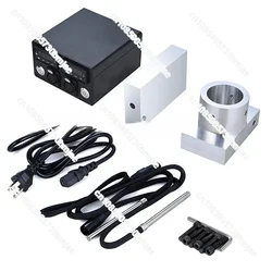 3x5inch Rosin Press Plate Kit with Double PID Temperature Controller Module Compatible with Various Hydraulic Presses A/H Frame