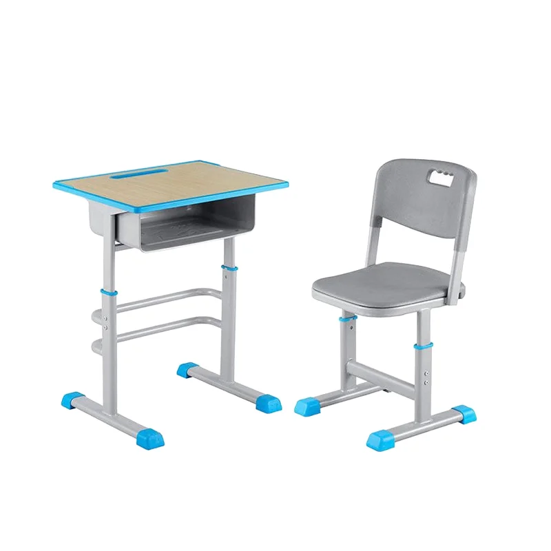 كرسي دراسة من الفولاذ البلاستيكي للأطفال وطاولة مكاتب ومقاعد للطلاب في المدارس الابتدائية والثانوية #1