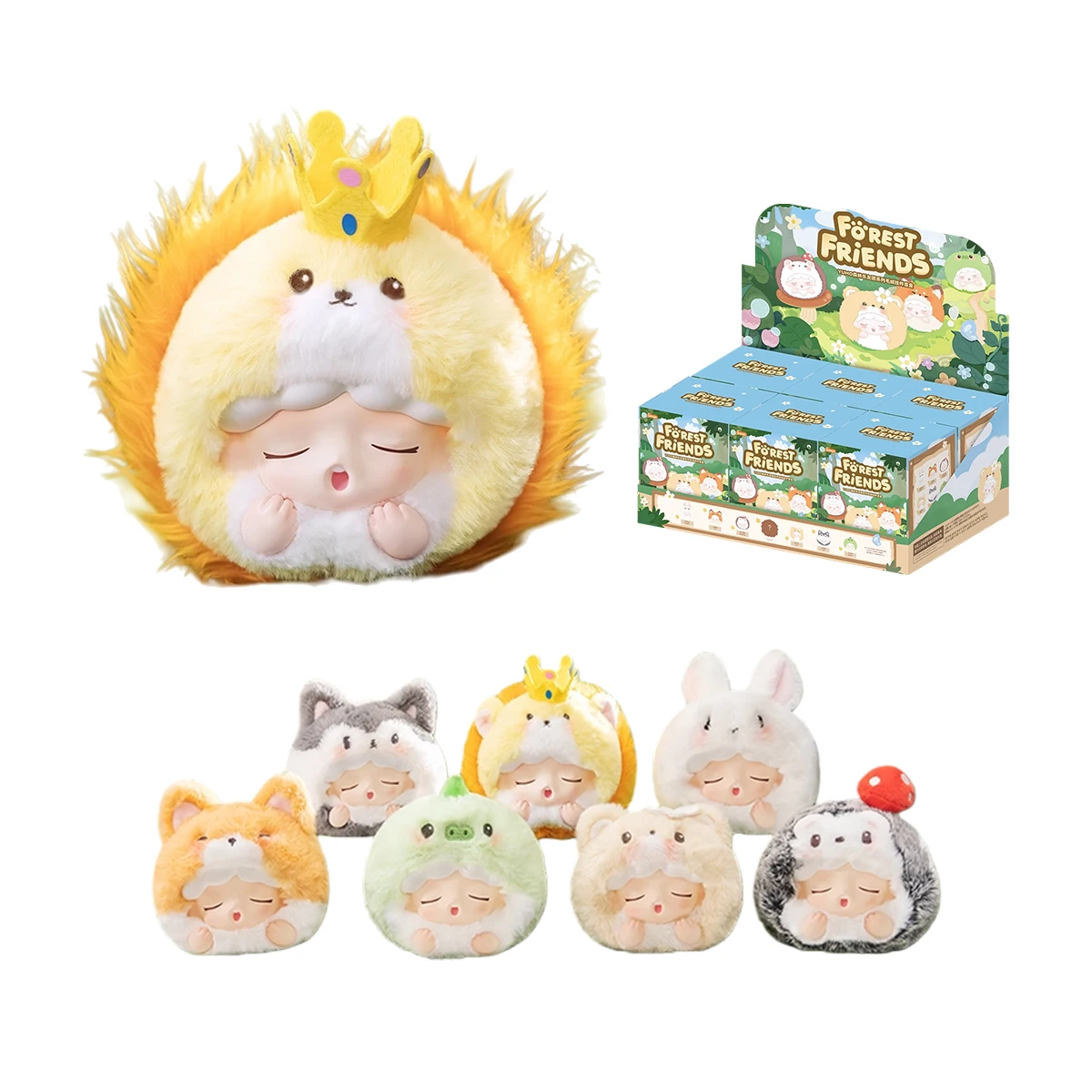 HIPLAY JOTOYS YUMO Forest Friends Plush Series Set Blind Box Figure