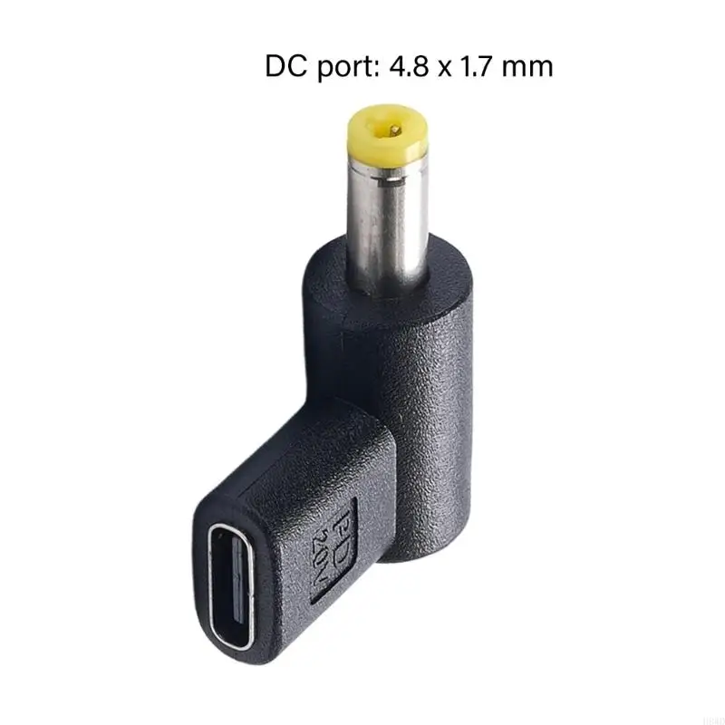 

Адаптеры для зарядки типа C «мама» и «папа» 4,8x1,7 мм, 100 Вт, быстрая зарядка для устройств 12 В, 20 В, H8WD