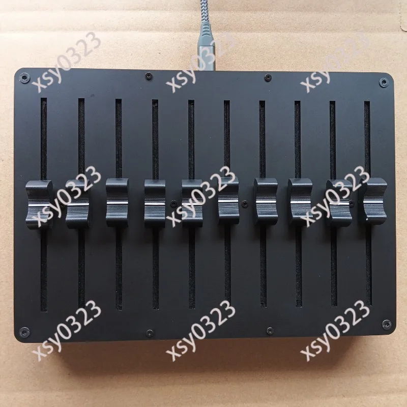 10-Channel Fader MIDI Controller with USB Customizable CC for DAW Music Production